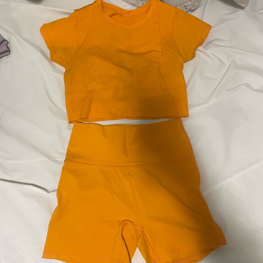 Bright Orange Aerie Set